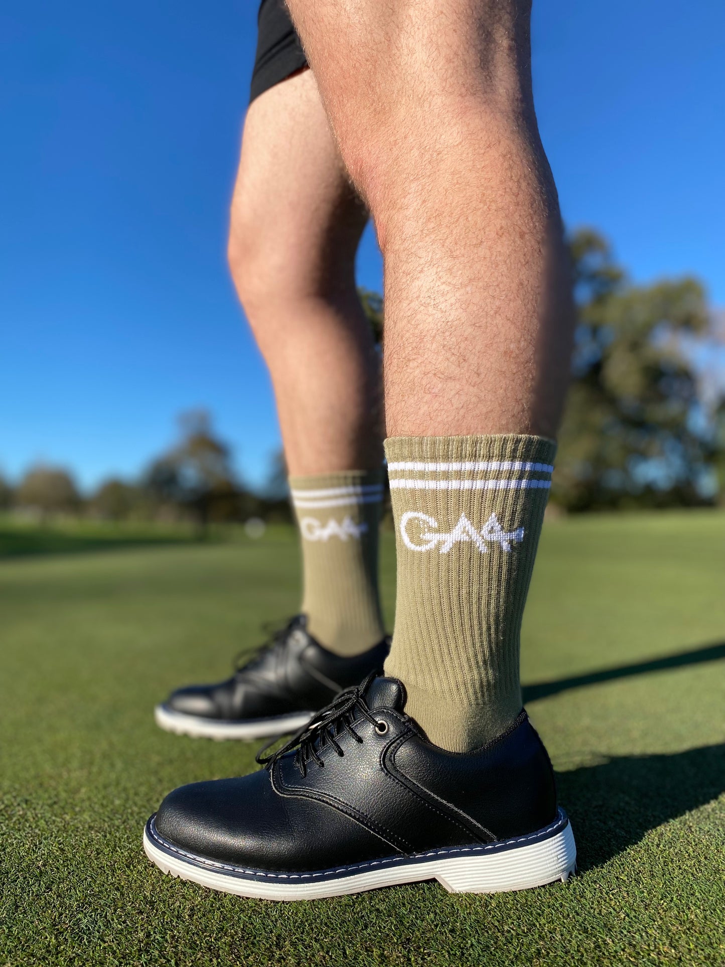 Fairway Crew Sock - Army Green