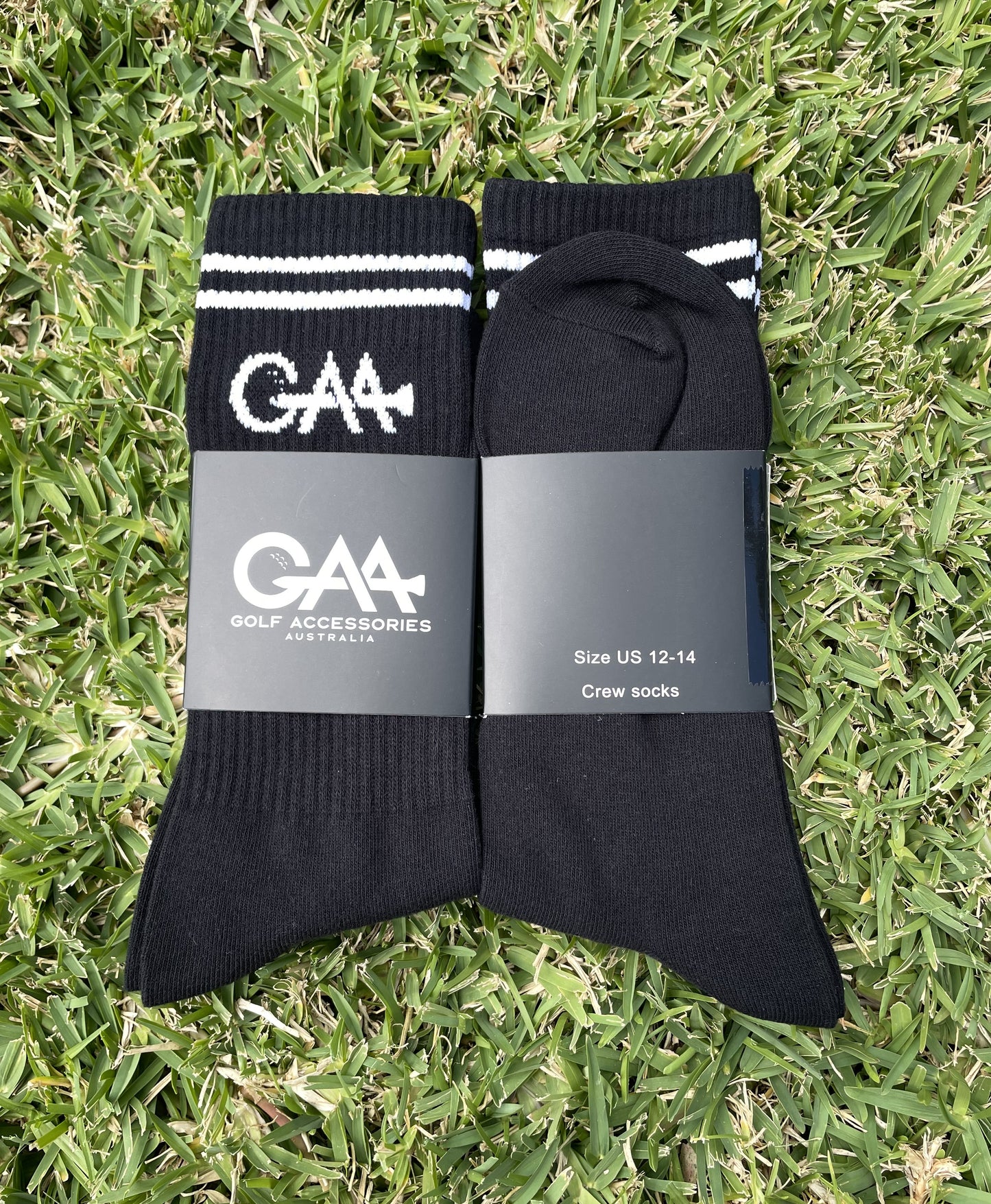 Fairway Crew Sock - Black