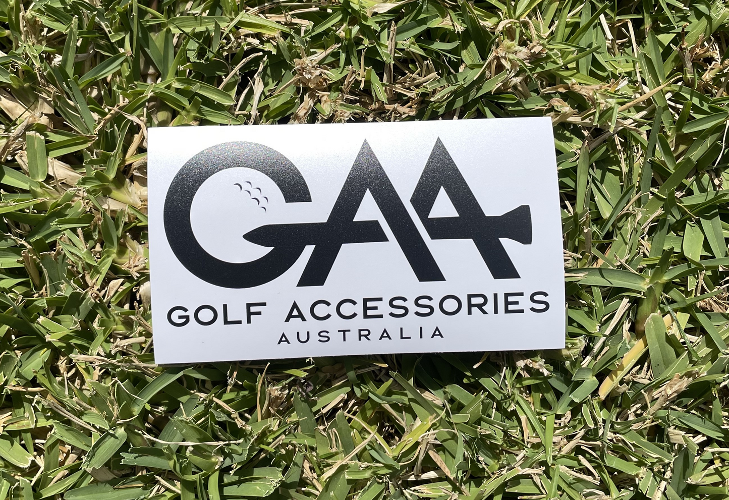 White GAA sticker (70mm x 120mm)