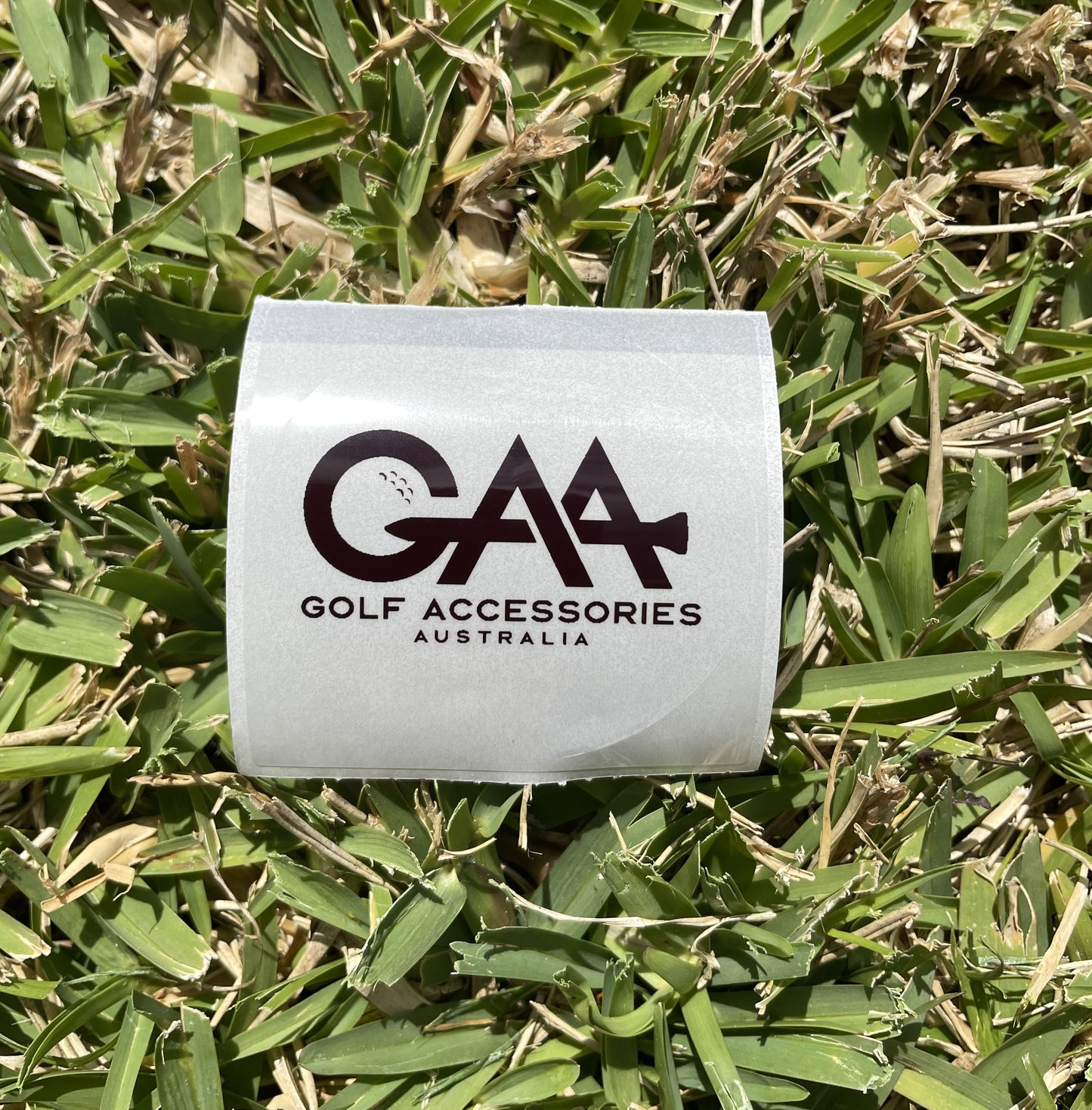 Clear GAA logo sticker (50mm round)