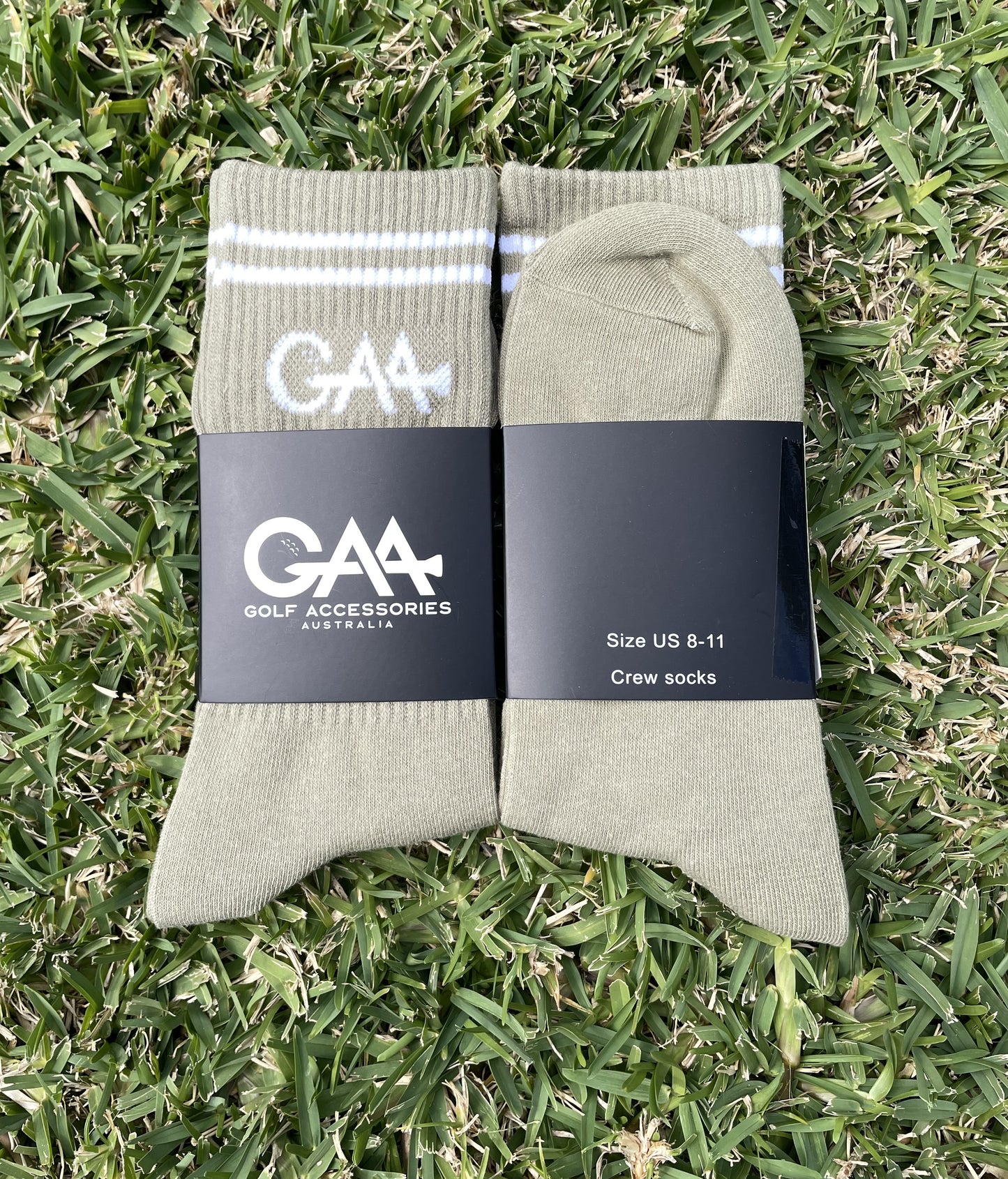 Fairway Crew Sock - Army Green
