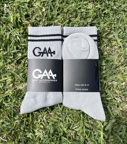 Fairway Crew Sock - Grey