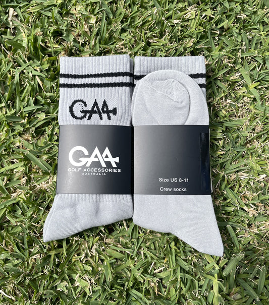 Fairway Crew Sock - Grey