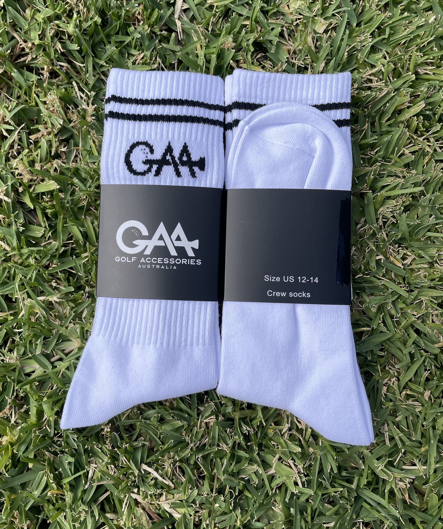 Fairway Crew Sock - White