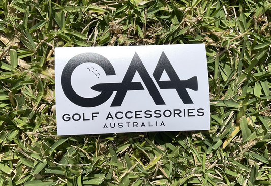 White GAA sticker (70mm x 120mm)