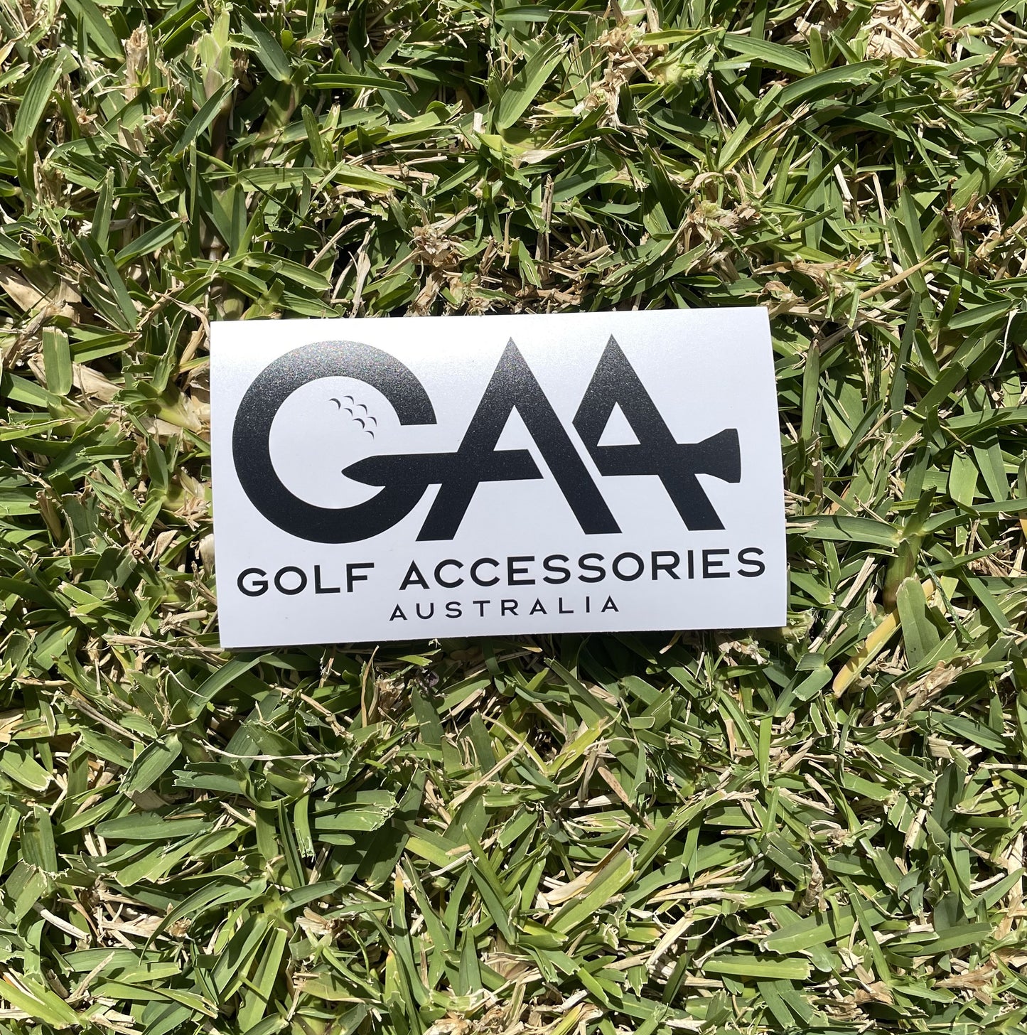 White GAA sticker (70mm x 120mm)
